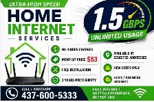 $53 Cheap Internet Plan – 1.5 Gbps Home Internet