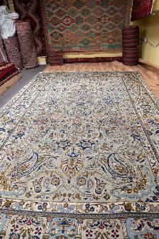 PERSIAN RUG SPECIAL EXQUISITE KASHAN Wool Rug 9.0FT x 13.4FT