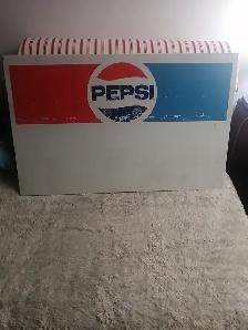Pepsi signs hangs up