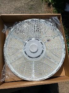 NEUF lumière ronde blanc intérieur  LED HIGHT BAY 120v 15 pouces - Photo 2
