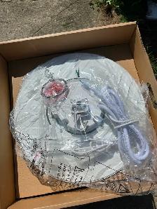 NEUF lumière ronde blanc intérieur  LED HIGHT BAY 120v 15 pouces - Photo 3