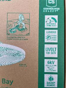 NEUF lumière ronde blanc intérieur  LED HIGHT BAY 120v 15 pouces - Photo 4