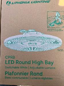 NEUF lumière ronde blanc intérieur  LED HIGHT BAY 120v 15 pouces - Photo 5