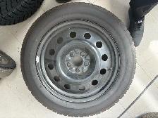 Winter Tire Set on Steel Rims 225/60/R18 - Photo 3