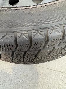 Winter Tire Set on Steel Rims 225/60/R18 - Photo 4