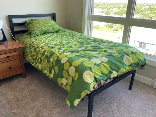 single bed with extras