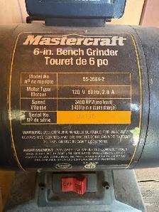 6in master craft bench grinder - Photo 3