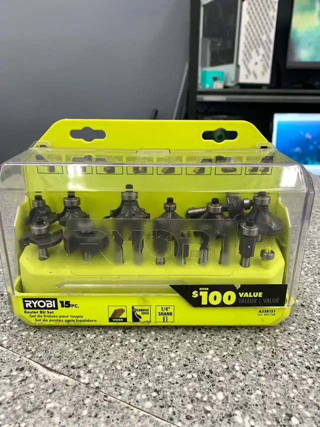 Ryobi A25R151 Router Bit Set