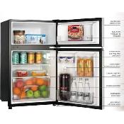 Vissani Compact Mini Refrigerator with Adjustable Door & Freezer