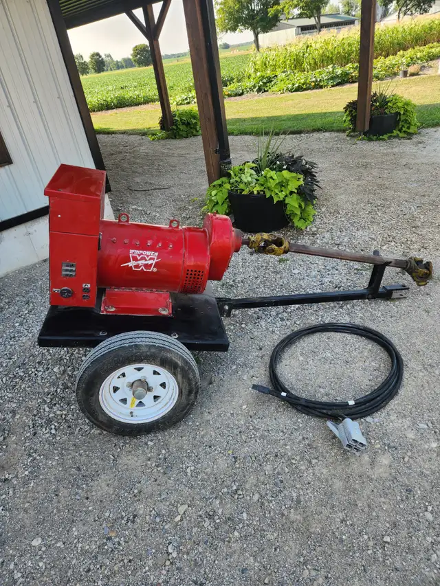 PTO 80/50kw winpower generator with warranty.