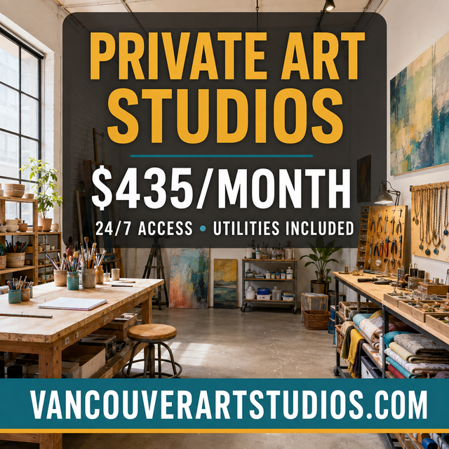 ART STUDIO - For Rent - Marpole, Vancouver
