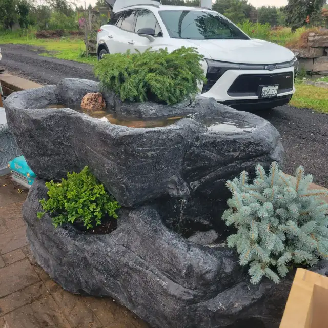 Stone fountain