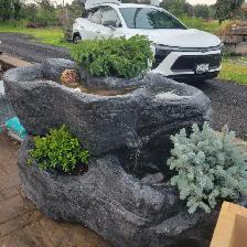 Stone fountain