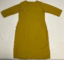 Brand New Mustard Indian Ladies Kurti | Viscose | Size Large - Photo 4
