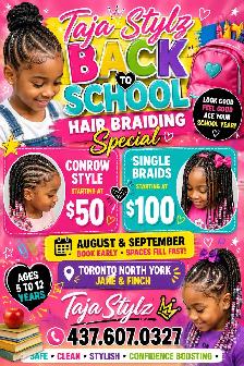 Back to school braids