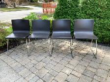Uba Tuba Granite Dining Table with Ikea Leather Chairs - Photo 3