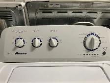 Laveuse sécheuse traditionnelles blanches Amana - Photo 2