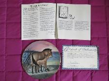 PRZEWALSKI'S HORSE COLLECTOR PLATE