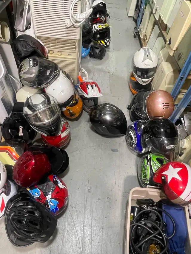 motorcycle helmets, ski helmets and cycle helmet