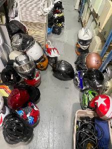 motorcycle helmets, ski helmets and cycle helmet