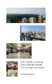Metrotown Secondary Bedroom Nearly New Luxury Condo - Photo 2