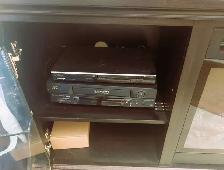 dark chocolate large features a built-in electric fireplace - Photo 3