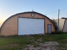 40sqft by 64sqft 2560sqft Heated Quonset For Lease