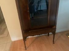 For Sale,  Antique China Cabinet & hallway table - Photo 2