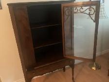 For Sale,  Antique China Cabinet & hallway table - Photo 3