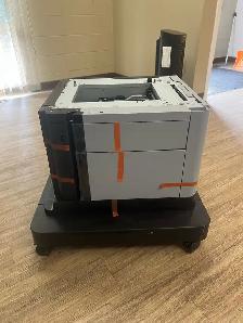 HP B3M74A 1x500 Sheet Paper Feeder & Cabinet for Enterprise M630 - Photo 2