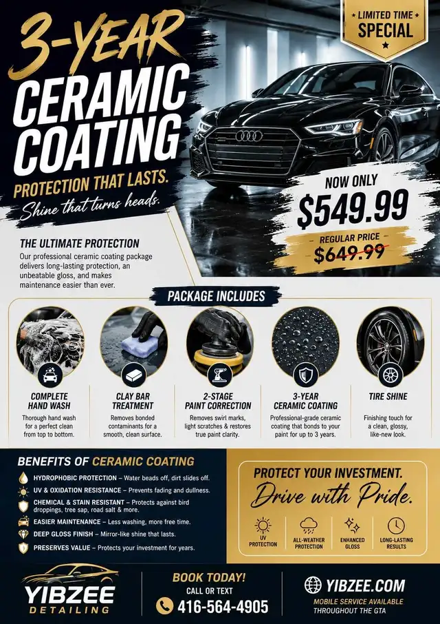 Ceramic coating/ paint correction for your car
