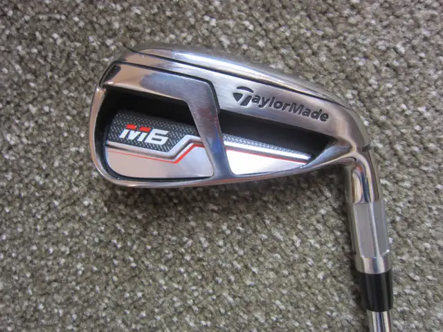 LIKE NEW TAYLORMADE M6 #4-9,pw,gw STIFF STEEL IRONS