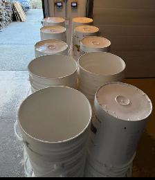 Food grade pails and lids  (100)
