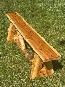 Custom Cedar Bench