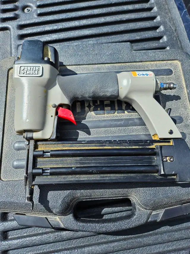 Porter Cable Brad nailer, 18 gauge, works great. $ 15