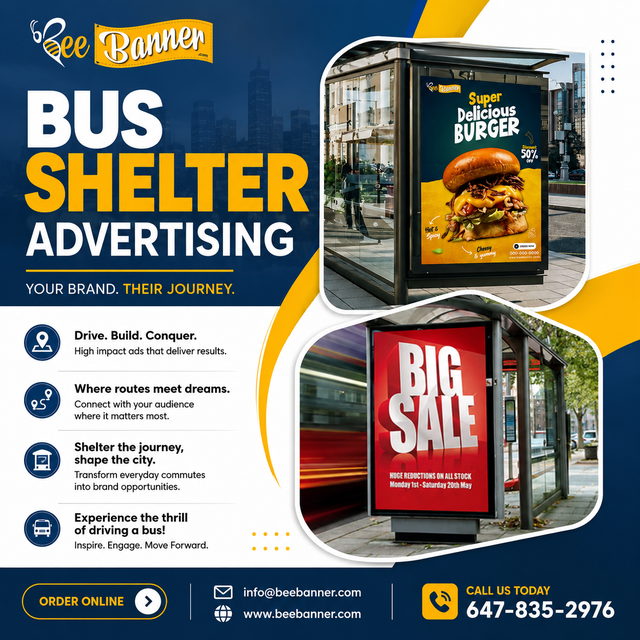 Backlit Poster Printing – Bus Shelter Ads |