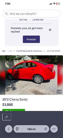 2012 Chevy Sonic