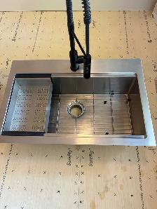 kitchen sink tap and garburator