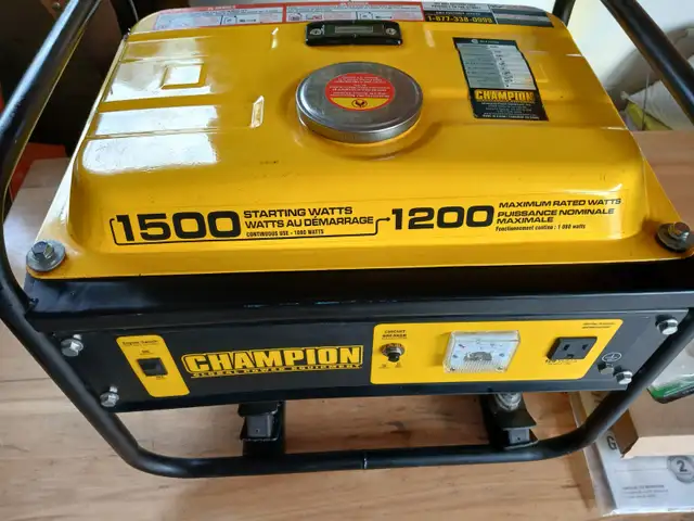 Champion Generator 1500 watts