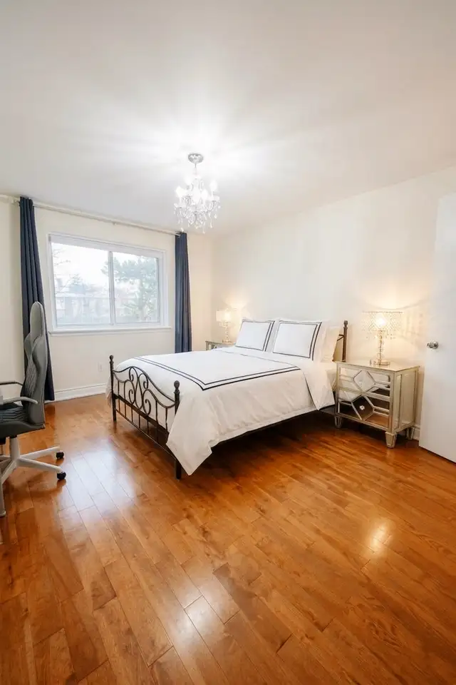 Master bedroom with attached bathroom for rent