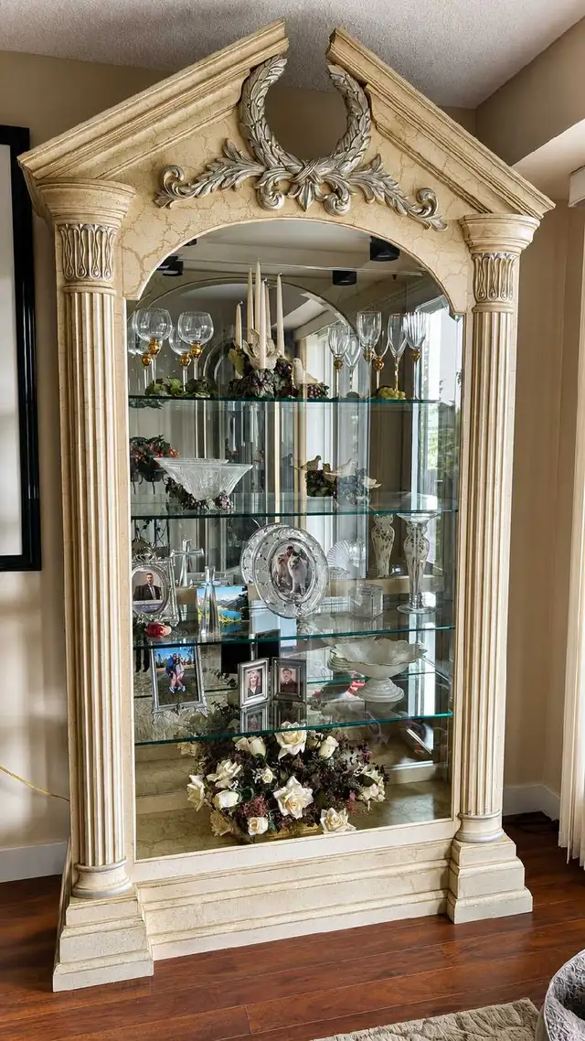 Neoclassical Curio Cabinet