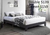 LARGE VARIETY OF SINGLE,DOUBLE,QUEEN BEDS!