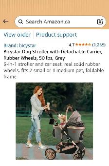 Bicystar Pet Stroller - Photo 2