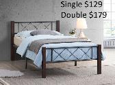 WE HAVE A LARGE VARIETY OF SINGLE,DOUBLE,QUEEN BEDS!