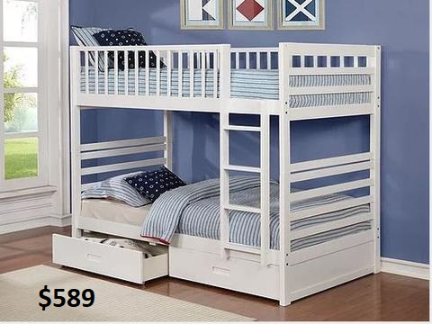 GREAT SELECTIONS OF BUNK BEDS STARTING AT $439!