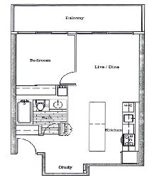1 BEDROOM   1 STUDY CONDO FOR RENT AT SHEPPARD/LESLIE - Photo 2