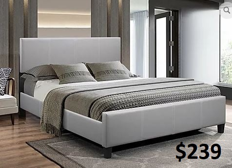 CANADIAN MADE PLATFORM BEDS IN MANY COLOURS!