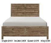 MODERN RUSTIC STYLE BEDS
