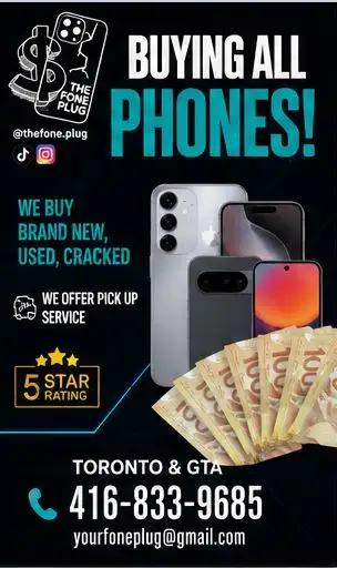 Cash for iPhones | Buying New, Used & Broken Phones
