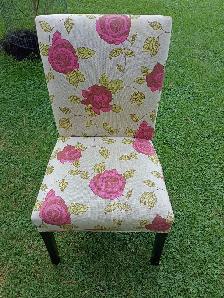 Rose Print Chair